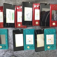 Konsol 3DS Bekas 80% Baru, Layar Sentuh Wi-Fi, Layar Warna, Baterai 1200mAh, Kartu Memori 16/32/64GB, Sistem Original Versi USA