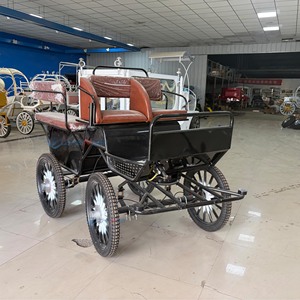 Nouvelle Arrivée en Gros : Carrosse de Marathon à 4 Roues pour Poney, Nouveau Design, Carrosse pour Petit Cheval - Product Image 4
