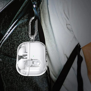 Para Samsung <span class=keywords><strong>Buds</strong></span> 3 Pro <span class=keywords><strong>Funda</strong></span> transparente con bloqueo seguro <span class=keywords><strong>Funda</strong></span> para auriculares para Samsung <span class=keywords><strong>Galaxy</strong></span> <span class=keywords><strong>Buds</strong></span> 3 Pro Buzz 3 Pro Fundas TPU PC Fundas - Product Image 3