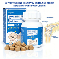 Comprimés de calcium Waylemo, compléments et vitamines pour chiens, complément pour chats, os et dents solides, croissance des chiots et des chatons, soins de santé pour animaux de compagnie, 120g