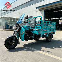 Tricycle de fret à moteur refroidi par air, robuste, avec démarrage à distance, idéal pour les agriculteurs ruraux et le transport quotidien de marchandises (fabrication OEM)