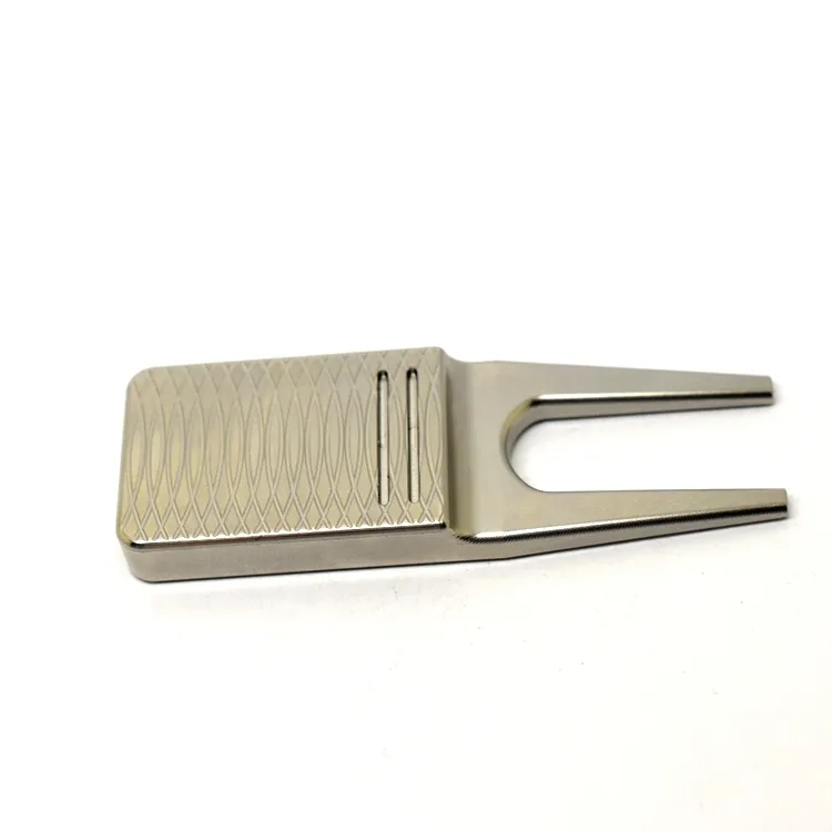 OEM stainless steel milling cnc machined divot tool for golf