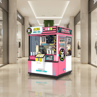 Pour centre commercial en gros café Robot thé au lait frais café chaud froid distributeur automatique avec bras Robot équipement de thé à bulles distributeur automatique