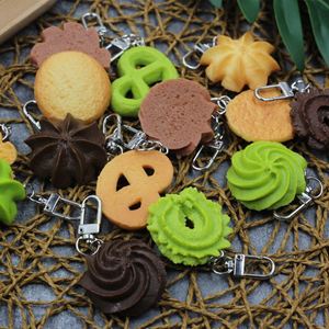 Porte-clés créatifs en forme de biscuits et craquelins réalistes en PVC, mini-attrapes décoratives pour sacs, accessoires de bricolage - Product Image 5