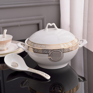 Factory 58 PCS Luxury Fine Bone China <b>Dinner</b> Tableware <b>Set</b> - Product Image 3