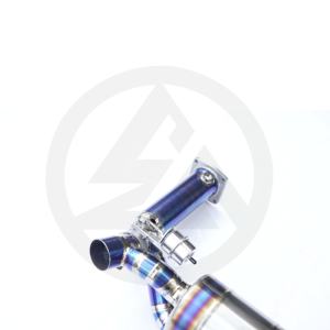 Escape de Titanio CSZ de Alta Calidad para <span class=keywords><strong>Porsche</strong></span> 911 <span class=keywords><strong>997</strong></span>.1 <span class=keywords><strong>Turbo</strong></span> 3.6T Valvetronic, Silenciador Axleback de Aleación de Titanio con Válvula, Catback - Product Image 5