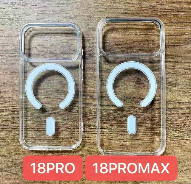 2026 Acrylic Magnetic Phone case for iPhone 18 Pro Max Clear Wireless Charging Mobile Phone Cases for iPhone 17 16 15 14 13