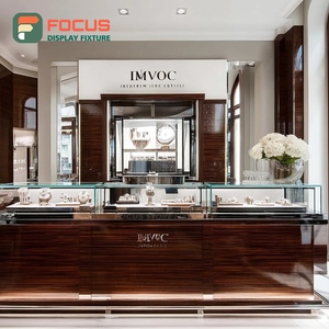 Panel de Vidrio Templado para Exhibición Interior de Joyería Moderna, Vitrina de Vidrio para Tienda Comercial - Product Image 2