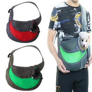 Sac à bandoulière pour animaux de compagnie, en maille de nylon respirante, pour le transport de chats et chiens en voyage - Product Image 1