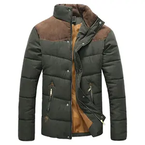 Abrigos de algodón para hombre, Parka gruesa y cálida, Abrigo acolchado, prendas de vestir exteriores, Otoño e Invierno