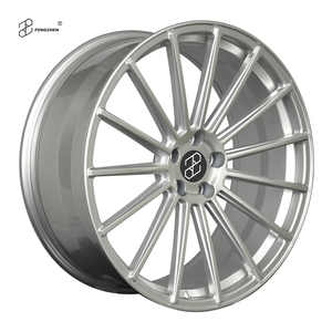 PENGZHEN Recubrimiento en polvo Color plateado Multi Spoke 5x112 19 20 21 pulgadas Llantas de ruedas forjadas de aleación para <span class=keywords><strong>BMW</strong></span> 325 <span class=keywords><strong>525</strong></span> 725 - Product Image 2