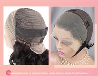 Extensiones de Cabello Indio Virgen HD 13x4 Sin Pegamento, Corto Ondulado en Capas, Corte Recto a los Hombros, Densidad 200%, Tejido a Mano