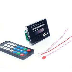 وحدة مشغل MP3 للسيارة 5 فولت/12 فولت مع BT & USB TF BT MP3 لوحة فك الشفرة البلاستيكية تدعم تنسيق الصوت WAV - Product Image 4