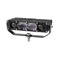 Phare LED à 4 lentilles avec ligne de coupure, faisceau haut/bas, couverture large et concentrée, étanche, pour conduite tout-terrain
