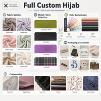Hijab en modal pour femmes, doux et respirant, avec logo personnalisé, fabrication directe en Chine, OEM ODM, certifié BSCI, vente en gros de hijabs en modal de qualité supérieure