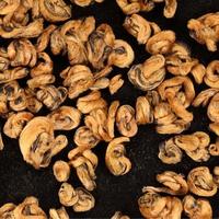 Hochwertiger Yunnan Golden Snail Schwarztee, Fermentierter Frühfrühlings-Fengqing Dianhong, Lose Blätter