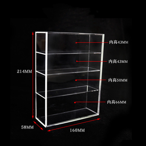 Acrylic Hộp rõ ràng hộp hiển thị cho đồ chơi 4 lớp plexiglass sưu tập hiển thị kệ trong suốt Hộp búp bê bán sỉ - Product Image 2