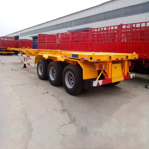 20 pies 40 pies Envío Transporte Remolque Chasis Semi Remolque - Product Image 2