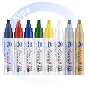Sipa SP518 7MM <span class=keywords><strong>indelebile</strong></span> inchiostro artistico <span class=keywords><strong>colore</strong></span> vuoto acrilico permanente impermeabile <span class=keywords><strong>pennarello</strong></span> Jumbo <span class=keywords><strong>pennarello</strong></span> per pietra di metallo - Product Image 2