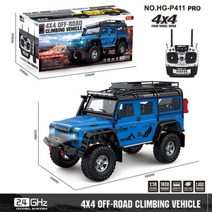 جديد HG-P411 2.4GHz التحكم عن بعد 1/10 مقياس نموذج 4WD سيارة 20 km/h 4x4 RC قبالة الطريق عالية السرعة سباق شاحنة تسلق روك الزاحف - Product Image 6