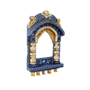 Handcrafted Wooden Temple (<b>Mandir</b>) Wall Shelf (Traditional Indian Design Detachable Luxury NEW ARRIVAL Professional Artificial) - Product Image 3