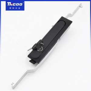 सिक जस्ता मिश्र धातु इलेक्ट्रॉनिक कैबिनेट को जोड़ने वाली रॉड कंट्रोल स्विंगहैंडल 3 पॉइंट डोर लॉक लीवर - Product Image 3