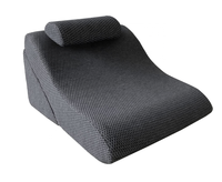 Ergonomisches Kopfteil-Schlafkissen aus Memory-Schaum mit verstellbarem Rückenpolster-Stopper