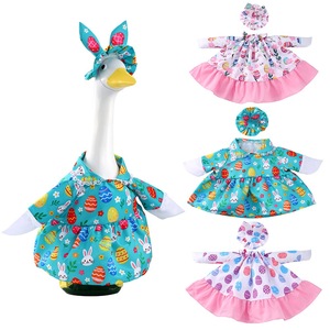 Decoración <span class=keywords><strong>de</strong></span> Jardín para Fiesta <span class=keywords><strong>de</strong></span> Pascua Pafu, Set <span class=keywords><strong>de</strong></span> Conejito <span class=keywords><strong>de</strong></span> Pascua con Vestido Estampado y Gorro con Orejas <span class=keywords><strong>de</strong></span> Conejo, Trajes <span class=keywords><strong>de</strong></span> Ganso para Porche <span class=keywords><strong>de</strong></span> Pascua - Product Image 3