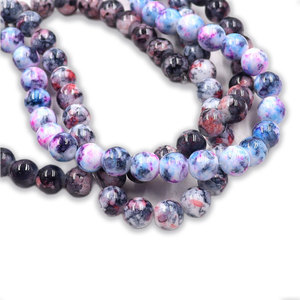 New <strong>Cheap</strong> Stock for Sale Color Combination Glass 8mm <strong>Bead</strong> Strand <strong>Assortment</strong> Wholesale <strong>Beads</strong> for Jewelry Making