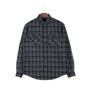 विंटेज शैली पुरुषों के अनुकूलन प्लेड ब्रश लंबी आस्तीन फ्लैनेल शर्ट - Product Image 6