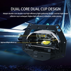SV01 Super Bright 3-Inch Bi LED Lens High Low Beam Car Light Headlights for 48-58W Cheap 58W Super Bright LED Headlight - Product Image 2