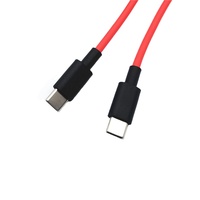 Ponsel 3Ft Kecepatan Tinggi 5A Kabel Data Pengisian Cepat USB Tipe C