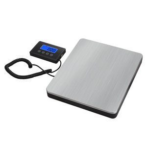 Báscula electrónica de plataforma de 180 kg, de acero inoxidable, con pantalla LCD, báscula industrial para mercancías y entregas exprés. - Product Image 1