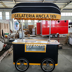 Mini Outdoor Service Cart Towable Mobile Food Truck for Coffee & Ice Cream Catering Full Kitchen Equipment Included - Product Image 5