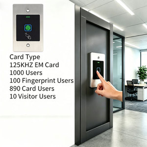 Controllo Accessi Biometrico Autonomo in Metallo con Lettore di Impronte Digitali Integrato Wiegand 26/34 Bit Impermeabile - Product Image 4