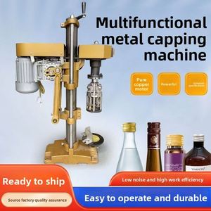 Petite machine de capsulage électrique semi-automatique pour bouteilles en verre et en plastique, haute efficacité, de bureau, pour le verrouillage et l'étanchéité des bouchons en aluminium - Product Image 5