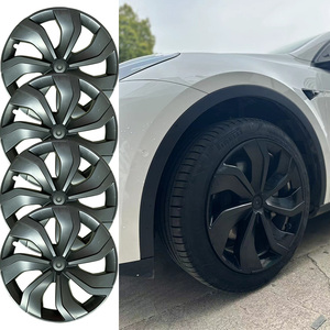 Nouvelle arrivée Ensemble de 4 enjoliveurs entièrement enveloppants Enjoliveurs d'enjoliveurs d'enjoliveurs de 19 pouces pour le nouveau modèle Tesla <span class=keywords><strong>y</strong></span> - Product Image 2