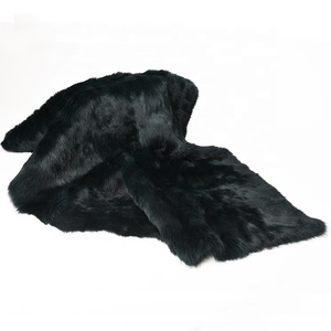 Piel de Conejo Genuina Directo de Fábrica, Patrón Crudo, Esponjosa, de Alta Densidad, Suave, Tamaño Personalizable, Decoración de Dormitorio, Prenda de Vestir - Product Image 2