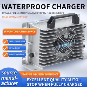 Chargeur de batterie étanche Li-ion Lithium Lifepo4 pour voiturette de golf, vélo électrique, <span class=keywords><strong>EZG</strong></span> TXT RXV Yamaha Club Car, 72V 60V 49V 36V 24V - Product Image 2