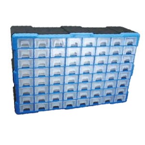 Caja de herramientas de plástico tipo cajón de 64 rejillas <span class=keywords><strong>GDT</strong></span> Componente de gabinete de almacenamiento médico y doméstico integrado con caja de acabado de piezas - Product Image 2