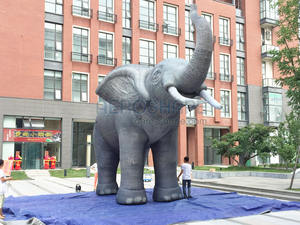 Индивидуальный новый дизайн гигантские надувные животные на заказ Надувные Слоны большие надувные животные модель - Product Image 2