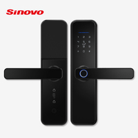 Cerraduras Digitales Inteligentes Directas de Fábrica Ttlock Cinco Métodos de Desbloqueo con Wifi para Hogar, Oficina y Apartamento, Cerraduras para Puertas de Madera y Metal