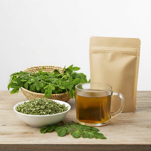 Supports Digestive Health with Natural Dietary Fiber Moringa Herbal <b>Tea</b> NMPT Premium <b>Box</b> 2g - Product Image 1
