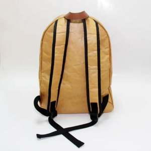 Baoren Eco-friendly Biodegradable <b>Vegan</b> <b>Backpack</b> Sustainable Brown Tyvek Dupont Paper Waterproof Cotton Zipper Cheap Lady - Product Image 5