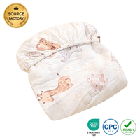 Drap de lit bébé en coton 120x60cm OEKO-TEX, housse de matelas pour lit parapluie, imprimé, literie nouveau-né, logo personnalisé, vente en gros