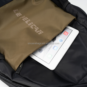 Sac à dos de voyage unisexe personnalisé, grand format, en nylon, 20-35L, imperméable, avec fermeture éclair, tendance, polyvalent, avec ceinture à coussin d'air pour étudiants - Product Image 6