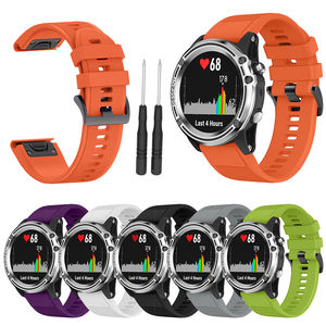 <span class=keywords><strong>Correa</strong></span> de reloj de silicona de 20/22mm, compatible con <span class=keywords><strong>Garmin</strong></span> <span class=keywords><strong>Fenix</strong></span> 5, 5X, 6S, 6X 6, 935, 94526, 22mm - Product Image 1