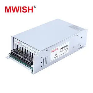 Çok fonksiyonlu Mwish Ms-800-36 800W 36V 22.2A rüzgar türbini güç küçük boyutu Switching anahtarlama güç kaynağı trafo