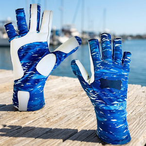 3 Guantes Protectores de Dedos para Pesca con Mosca, Antideslizantes, de Nailon con Cierre de Hebilla, Protector de Línea de Pesca, para Exteriores, MOQ Pequeño - Product Image 4