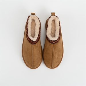 Mínimo diseño engrosamiento mullido invierno para zapatillas suave cómodo antideslizante <span class=keywords><strong>Casa</strong></span> de piel para zapatillas para la temporada de otoño - Product Image 3